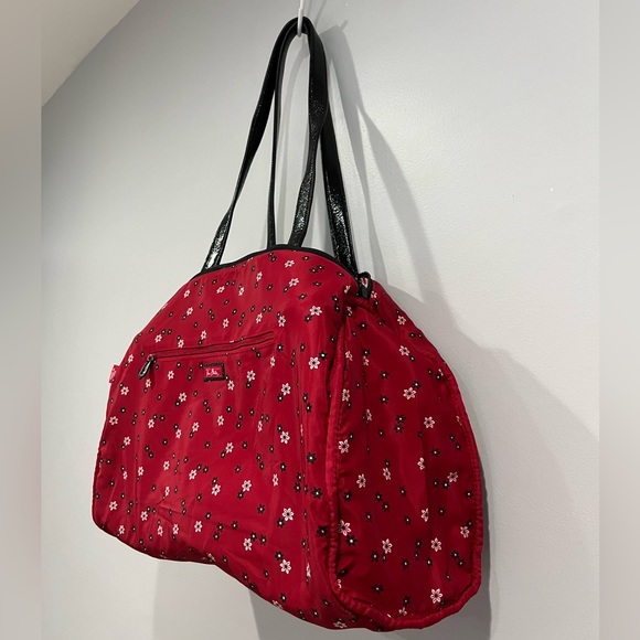 Vera Bradley Limited Edition Houndstooth Large Weekend Satchel Tote Travel Bag - Picture 11 of 17